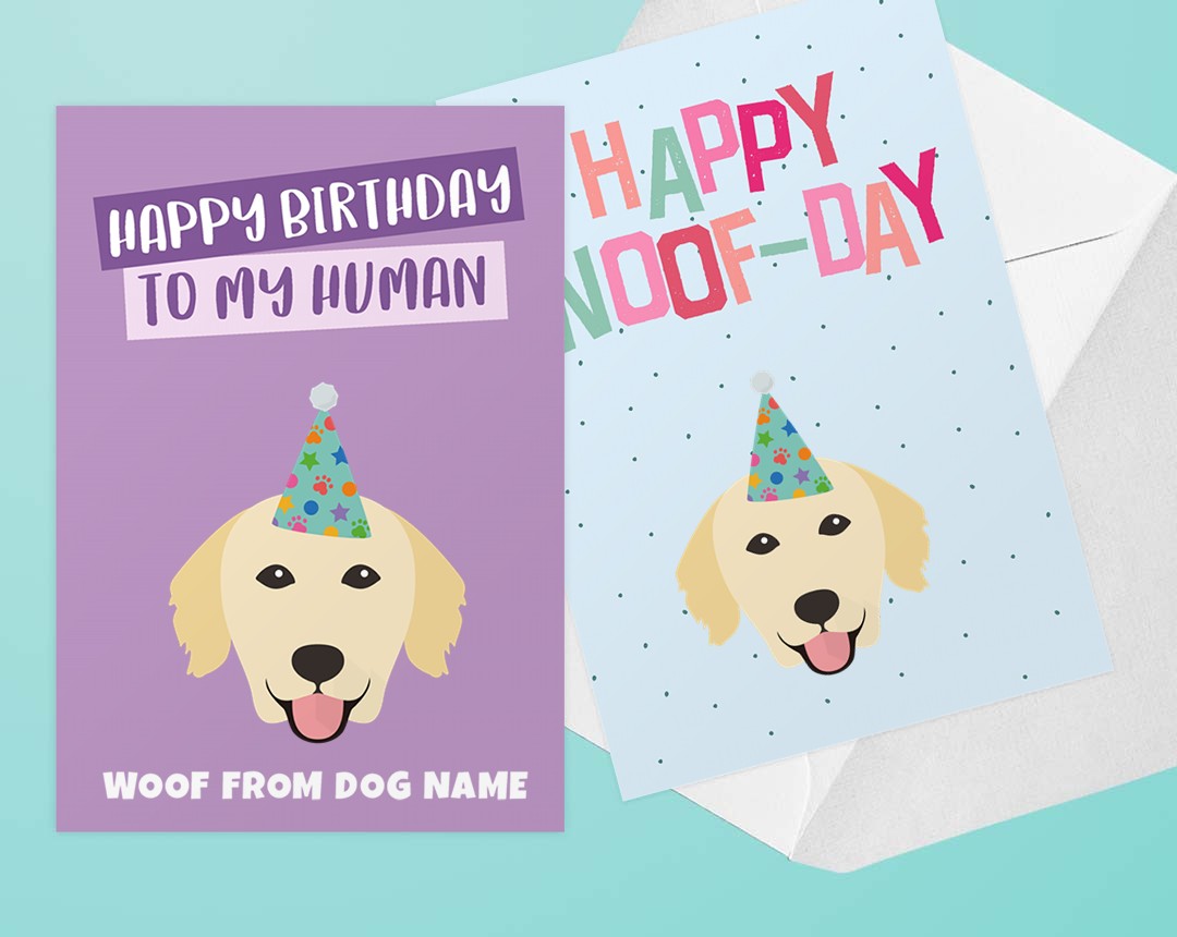 Personalised Dog Cards