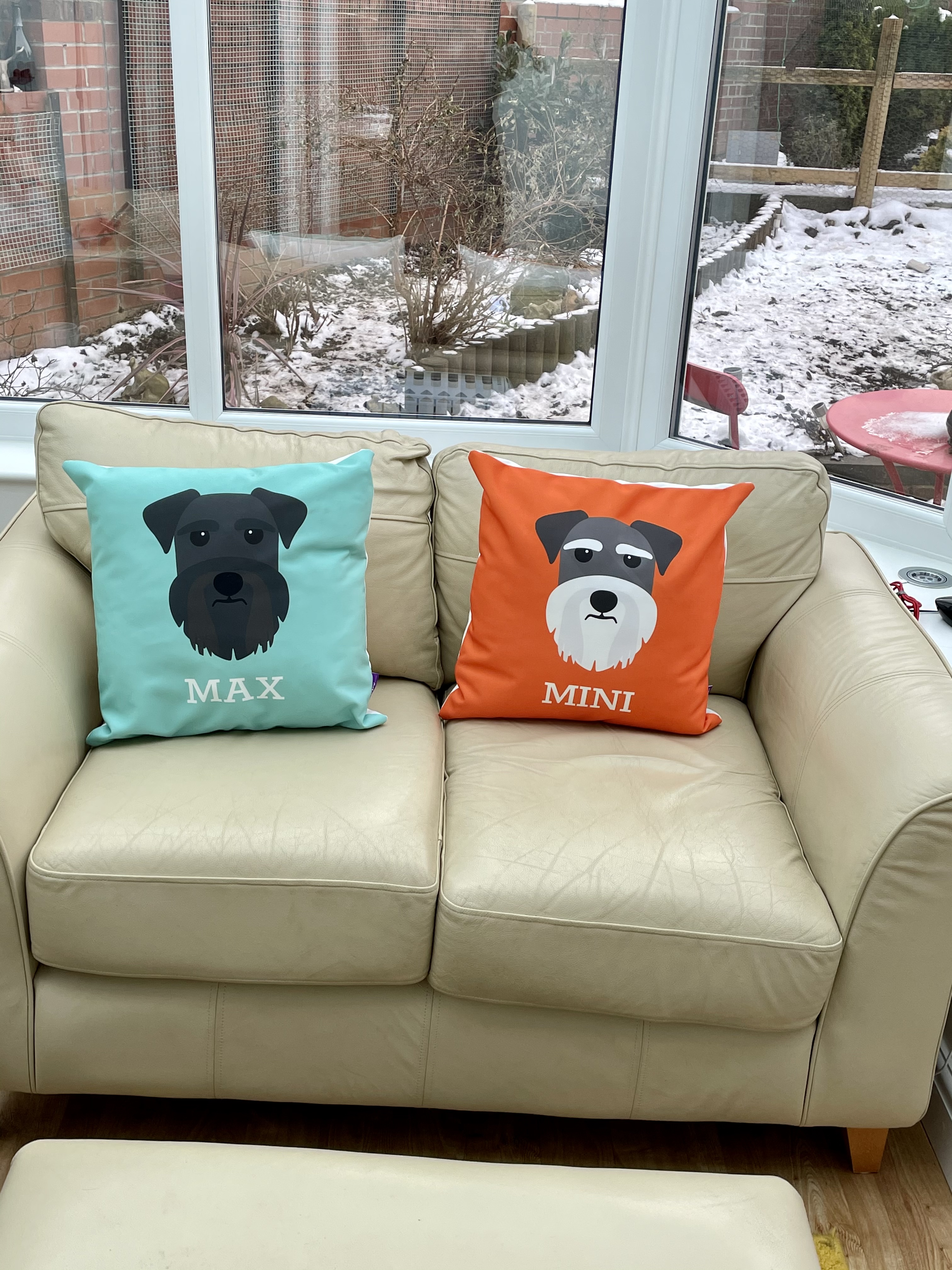 Customer photo of Lhasapoo's Icon: Personalized Lhasapoo Canvas Pillow