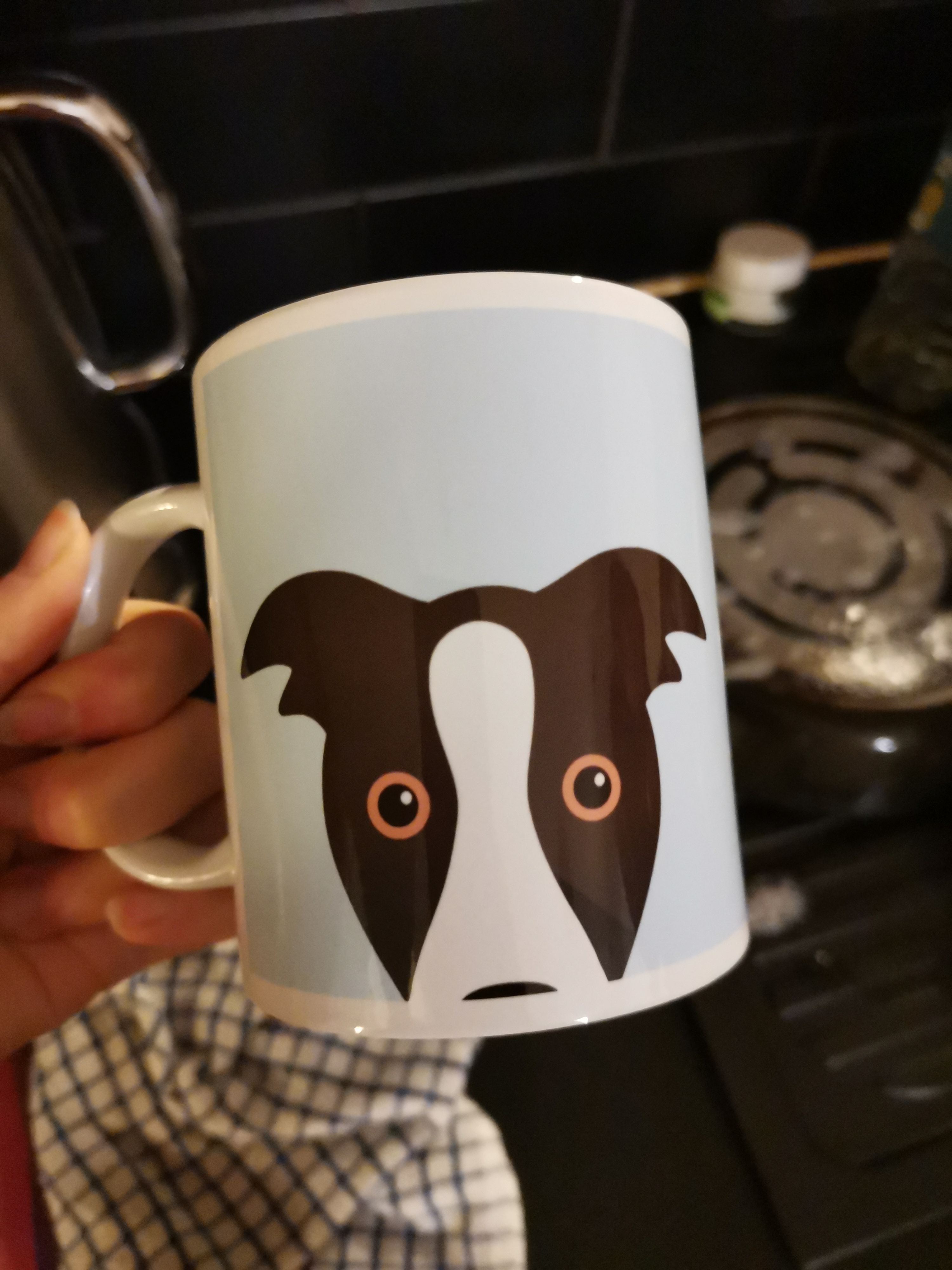 Customer photo of Peeking Icon: Personalized Lhasapoo Mug