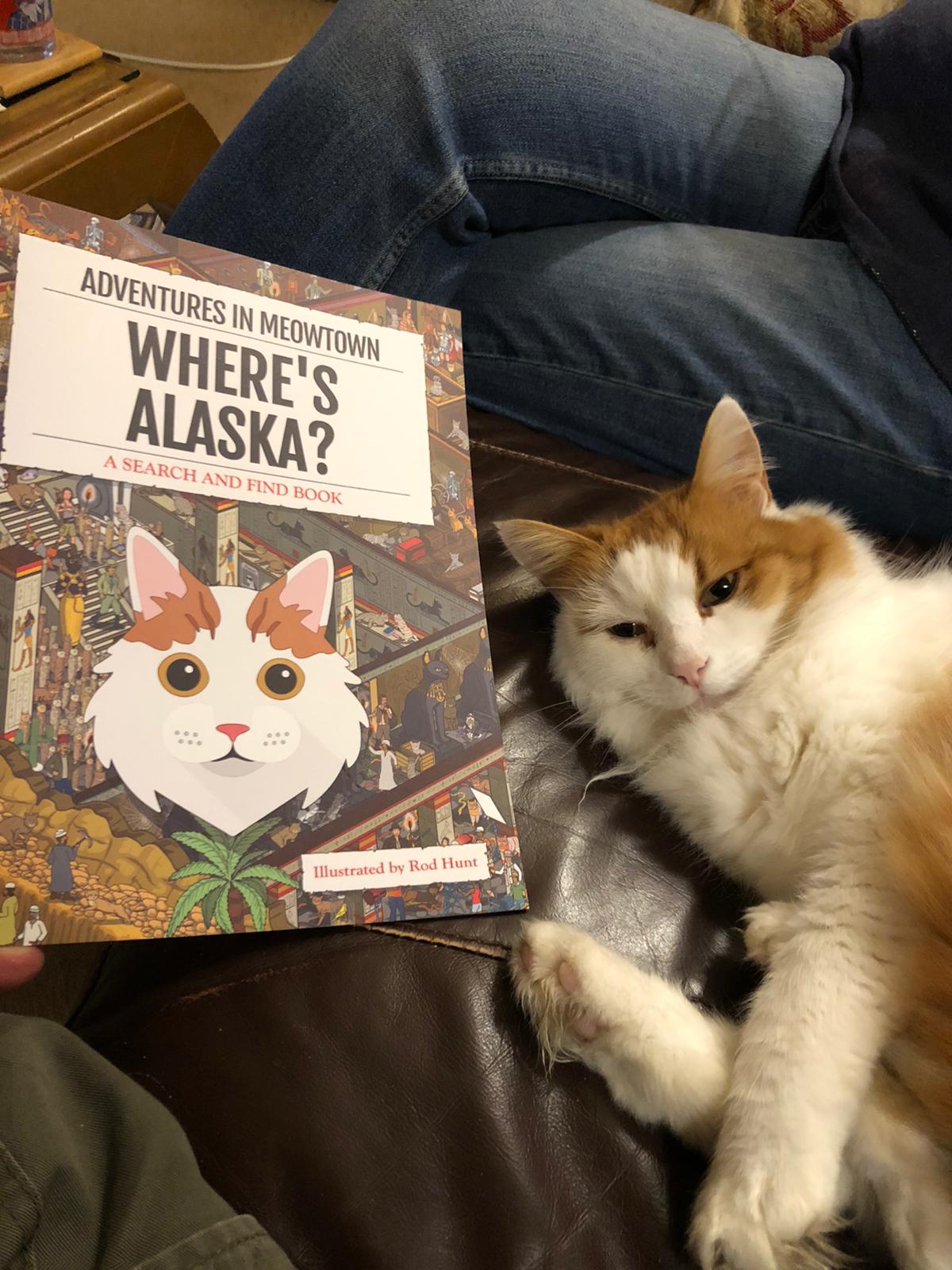 Customer photo of Personalised Cat Book: Where's Persian Traditional? Adventures in Meowtown