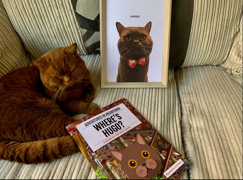 Customer photo of Personalised Cat Book: Where's Persian Traditional? Adventures in Meowtown
