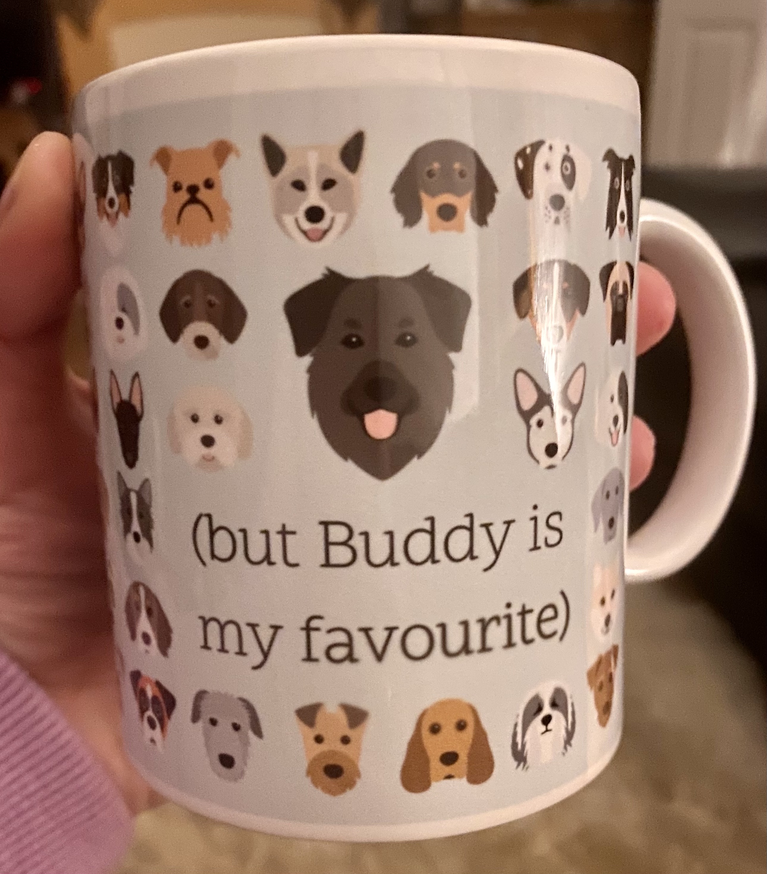 Customer photo of I Want All The Dogs: Personalized Italian Greyhound Mug