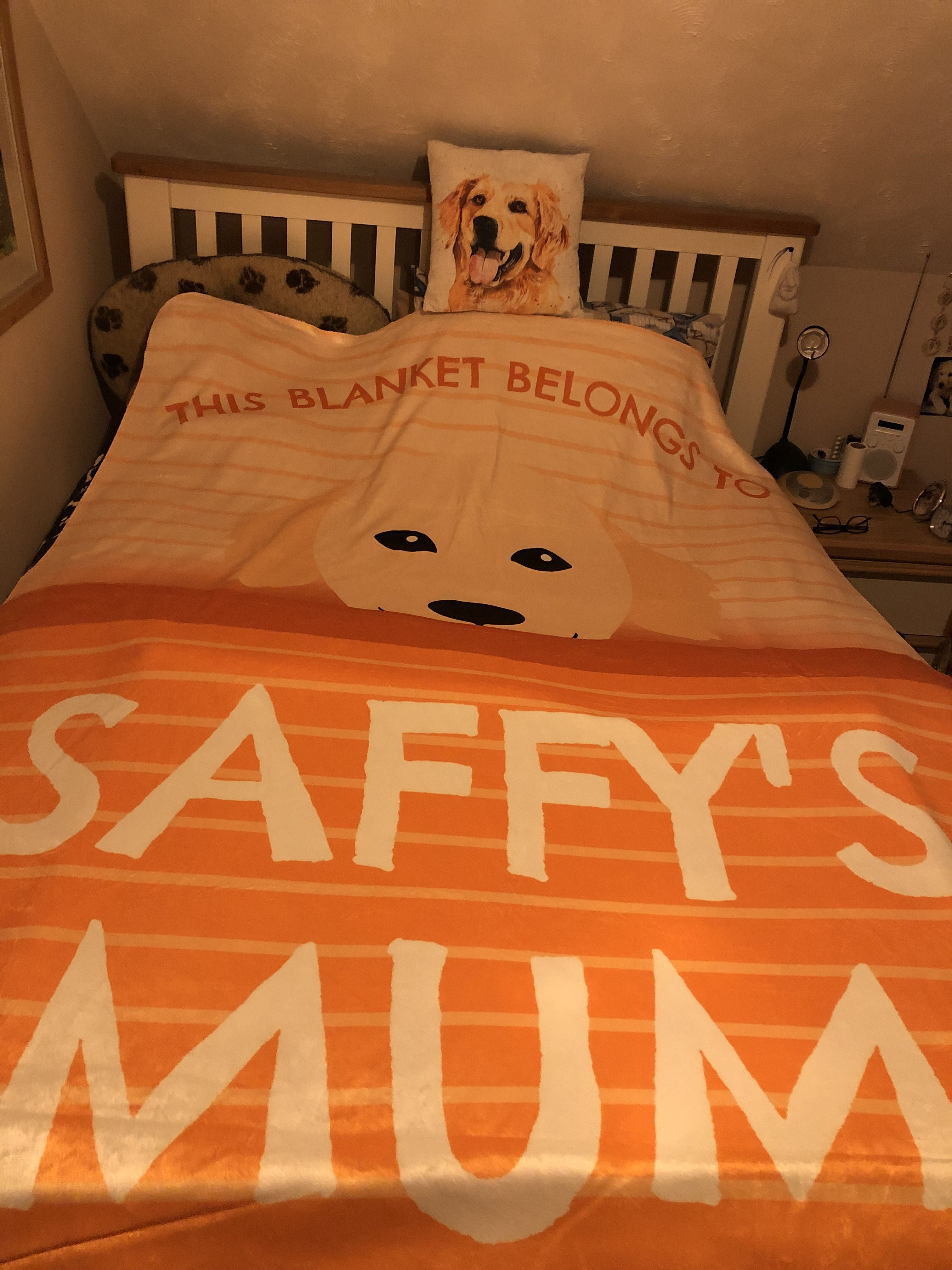 Customer photo of 'This Blanket Belongs To...' - Personalised Hungarian Vizsla Blanket: Premium Sherpa Fleece