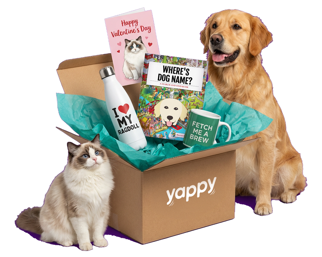 Personalized gifts for dogs & cats, made just for them