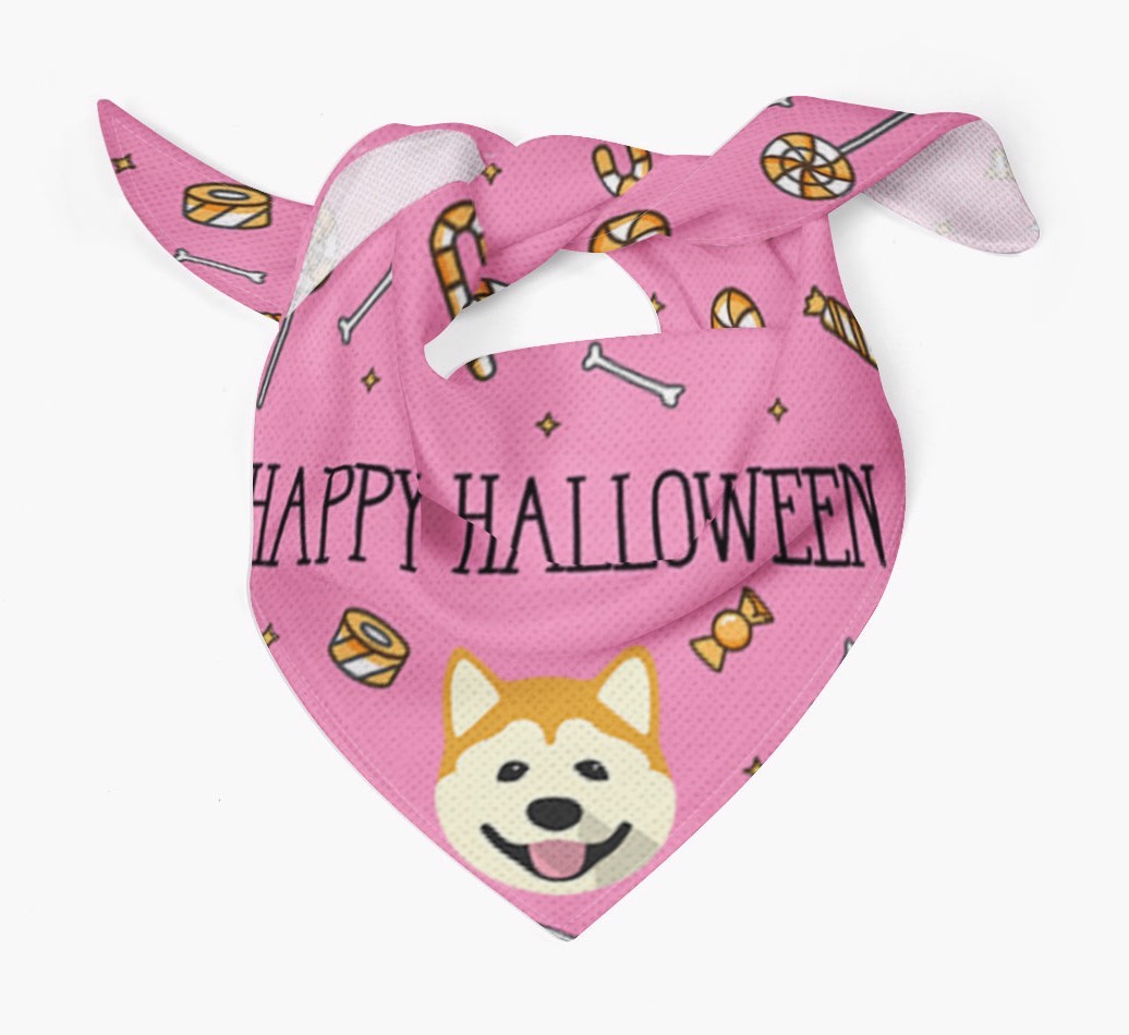 'Happy Halloween' Bandana for your {breedFullName}