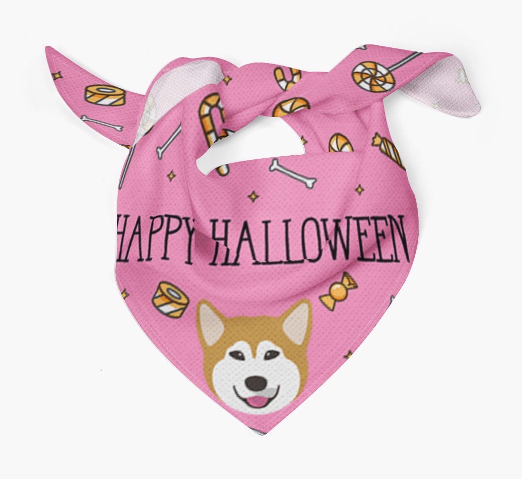 'Happy Halloween' Bandana for your {breedFullName}