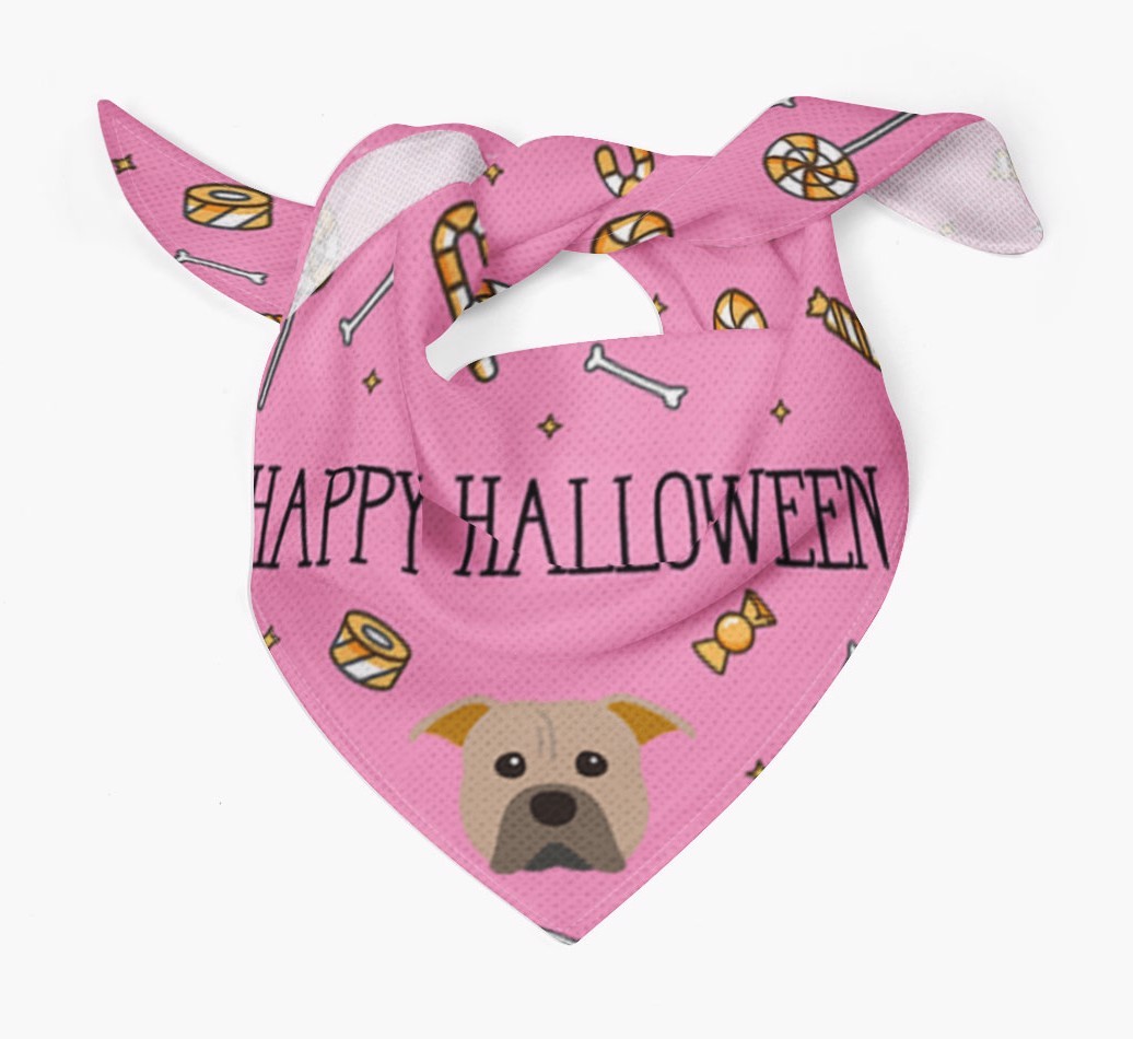 'Happy Halloween' Bandana for your {breedFullName}