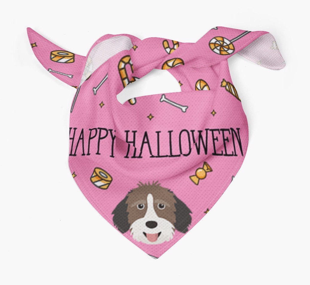 'Happy Halloween' Bandana for your {breedFullName}