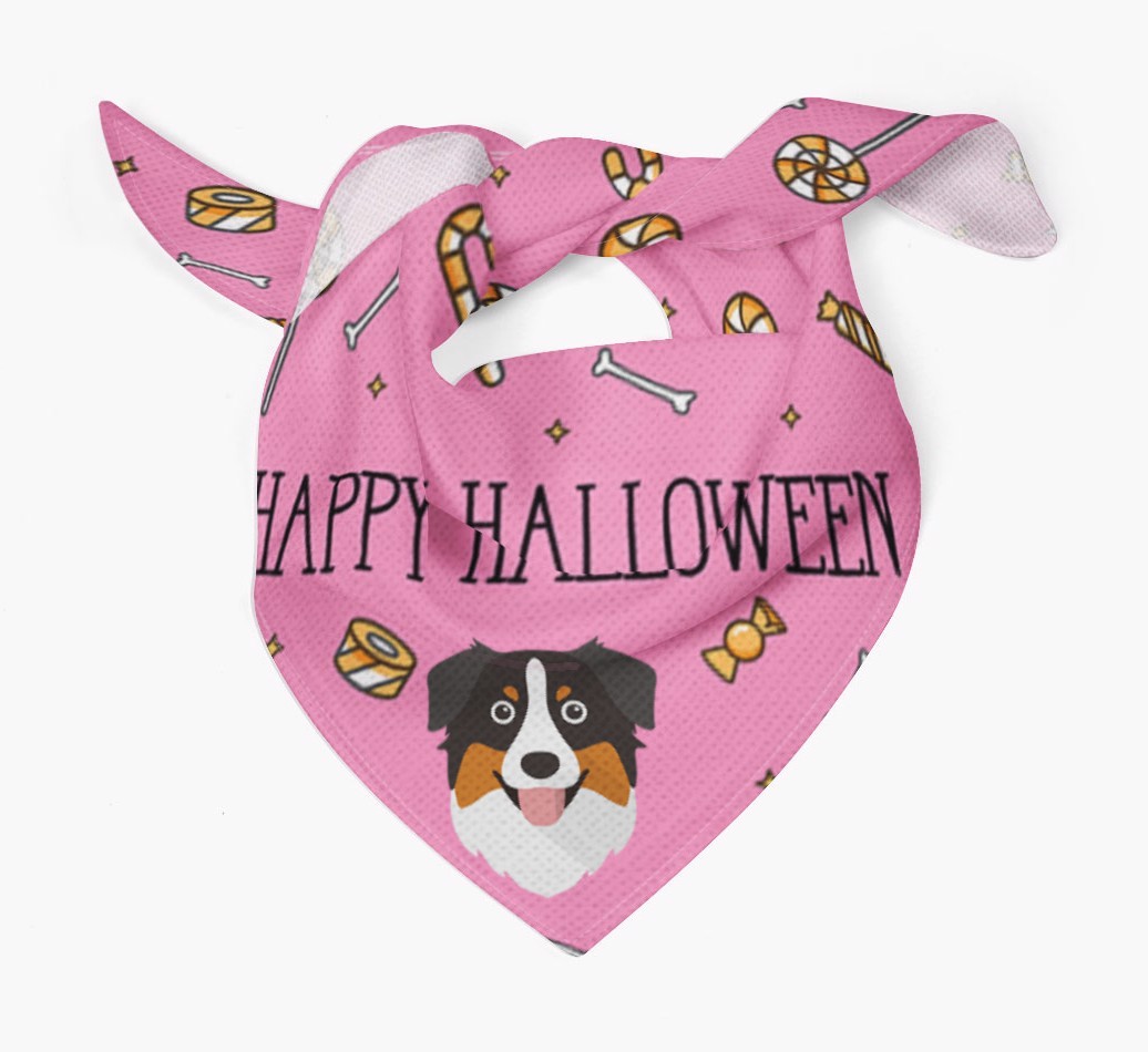 'Happy Halloween' Bandana for your {breedFullName}