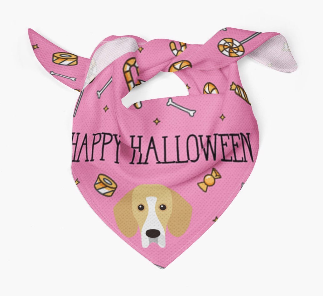 'Happy Halloween' Bandana for your {breedFullName}