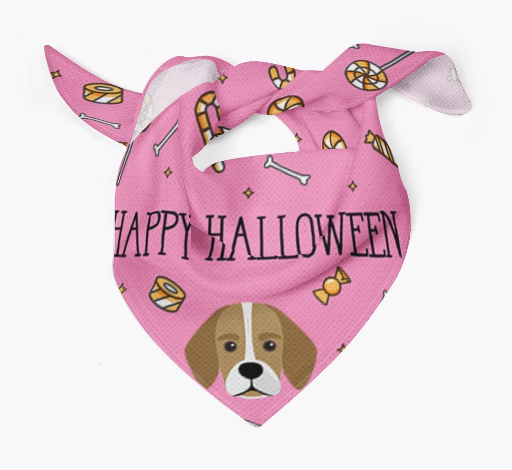 'Happy Halloween' Bandana for your {breedFullName}