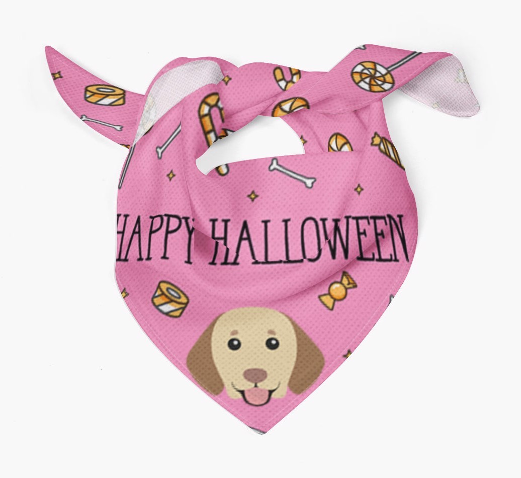 'Happy Halloween' Bandana for your {breedFullName}