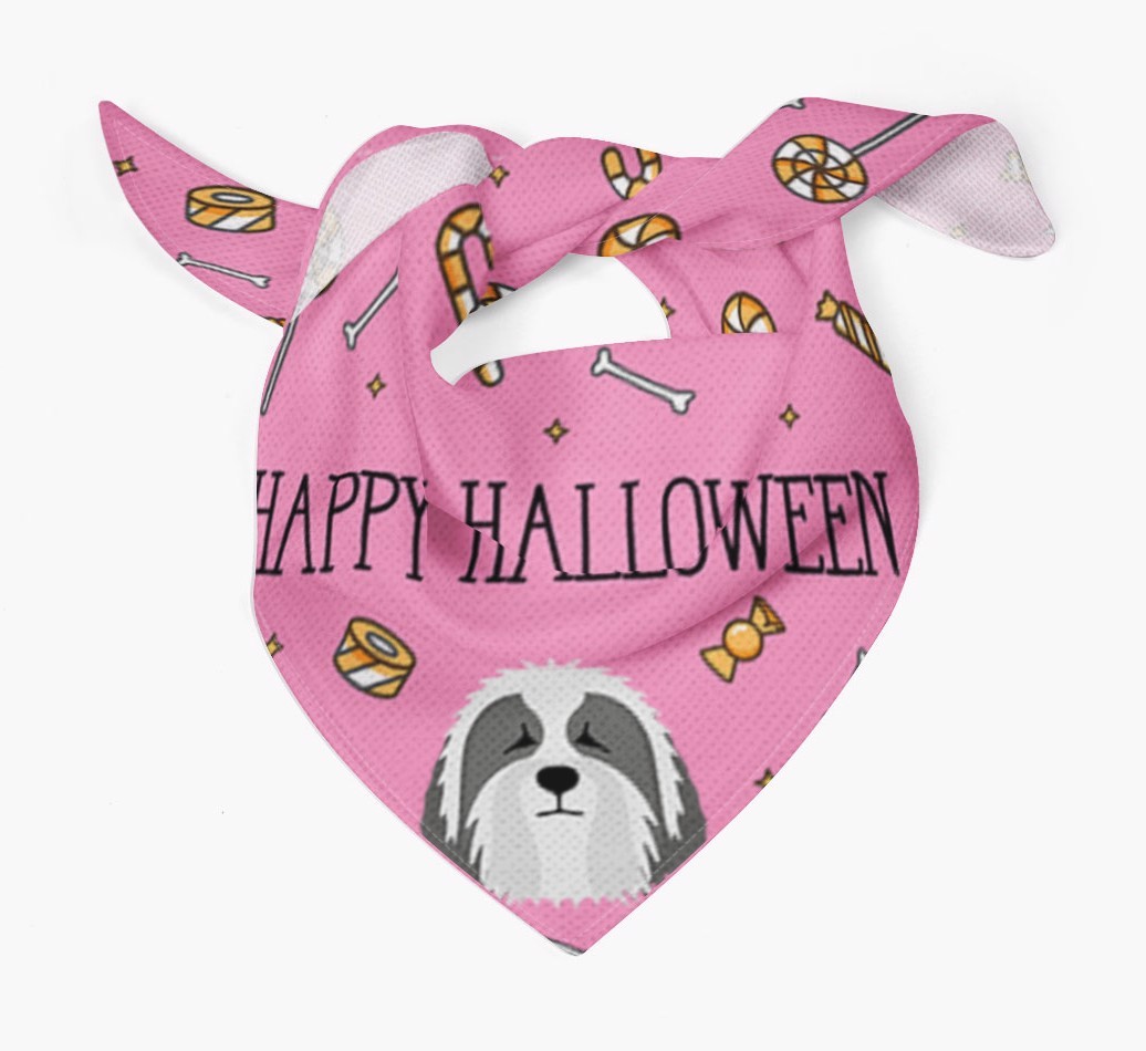 'Happy Halloween' Bandana for your {breedFullName}