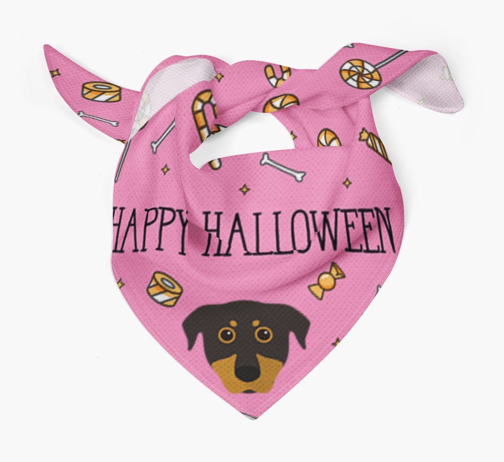 'Happy Halloween' Bandana for your {breedFullName}