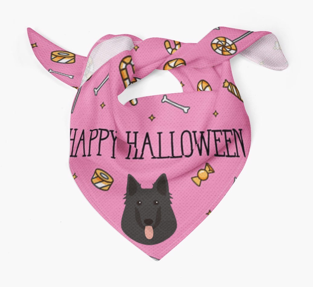 'Happy Halloween' Bandana for your {breedFullName}