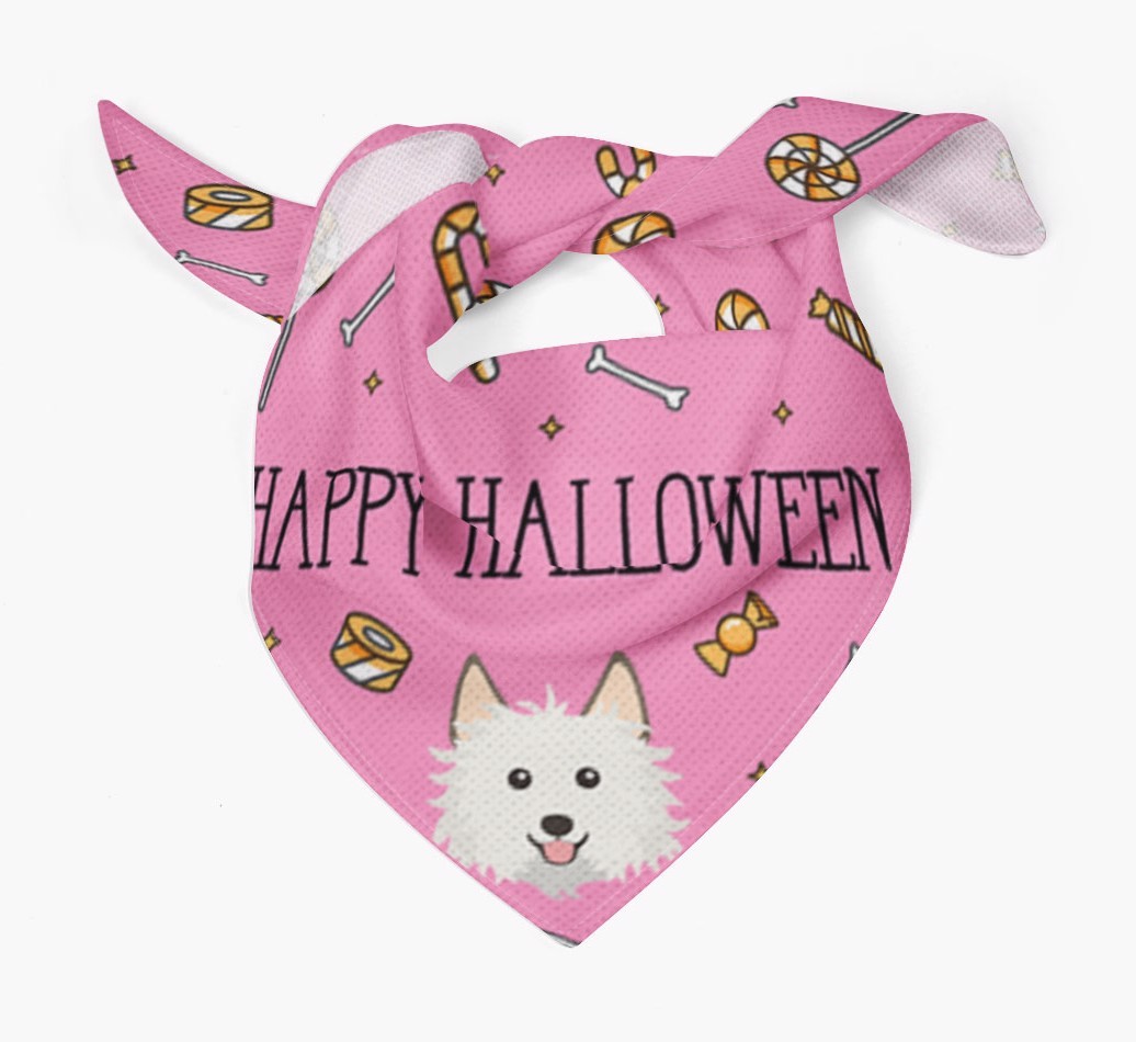 'Happy Halloween' Bandana for your {breedFullName}