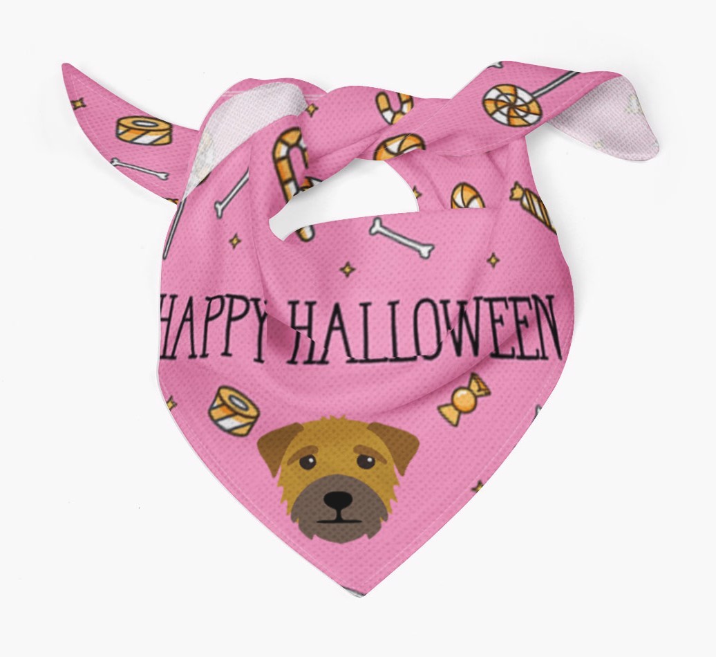 'Happy Halloween' Bandana for your {breedFullName}