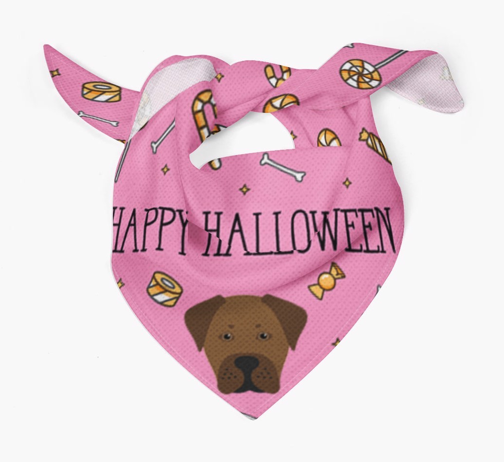 'Happy Halloween' Bandana for your {breedFullName}
