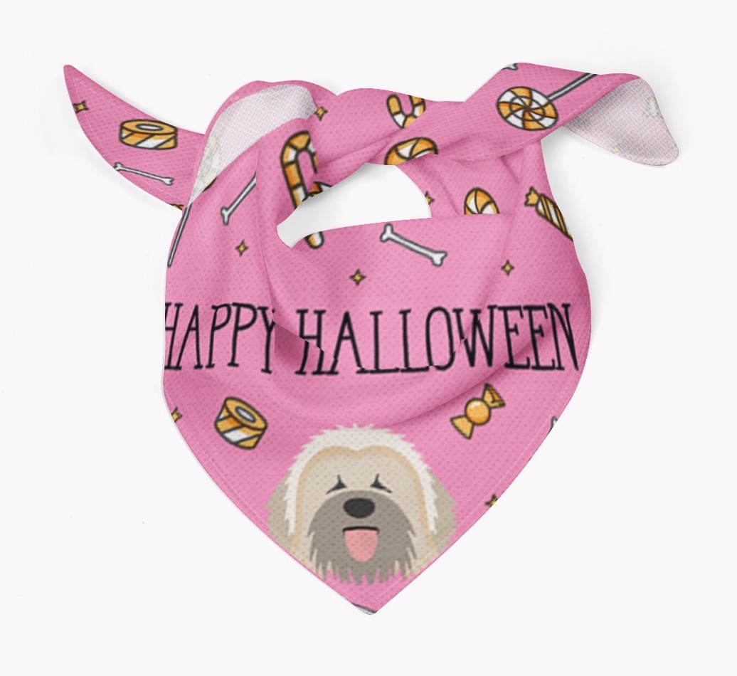'Happy Halloween' Bandana for your {breedFullName}