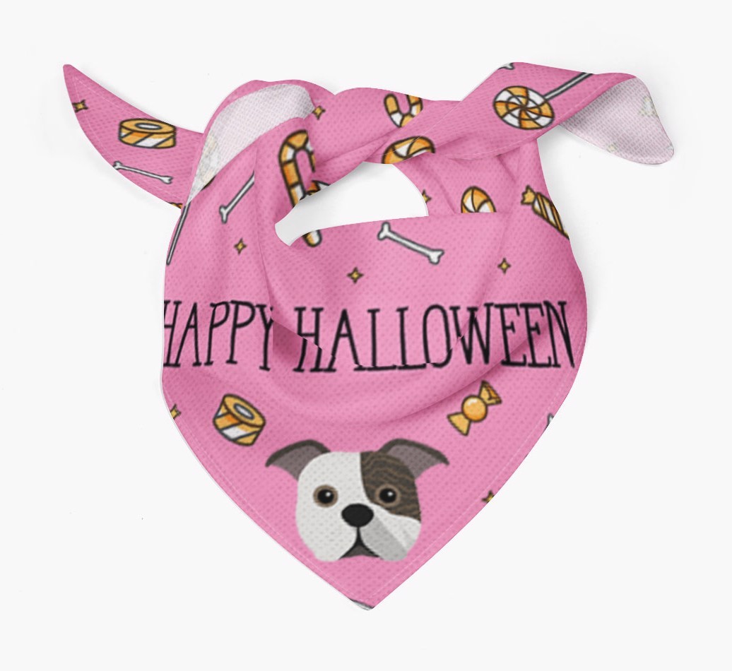 'Happy Halloween' Bandana for your {breedFullName}