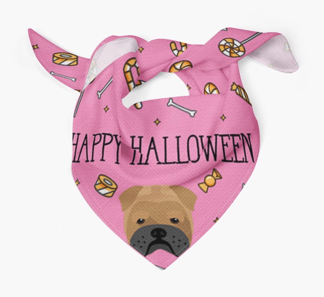 'Happy Halloween' Bandana for your {breedFullName}
