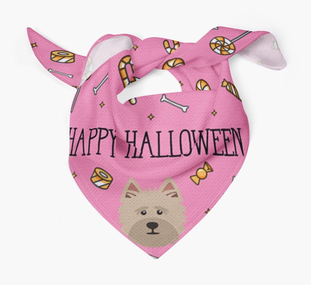 'Happy Halloween' Bandana for your {breedFullName}