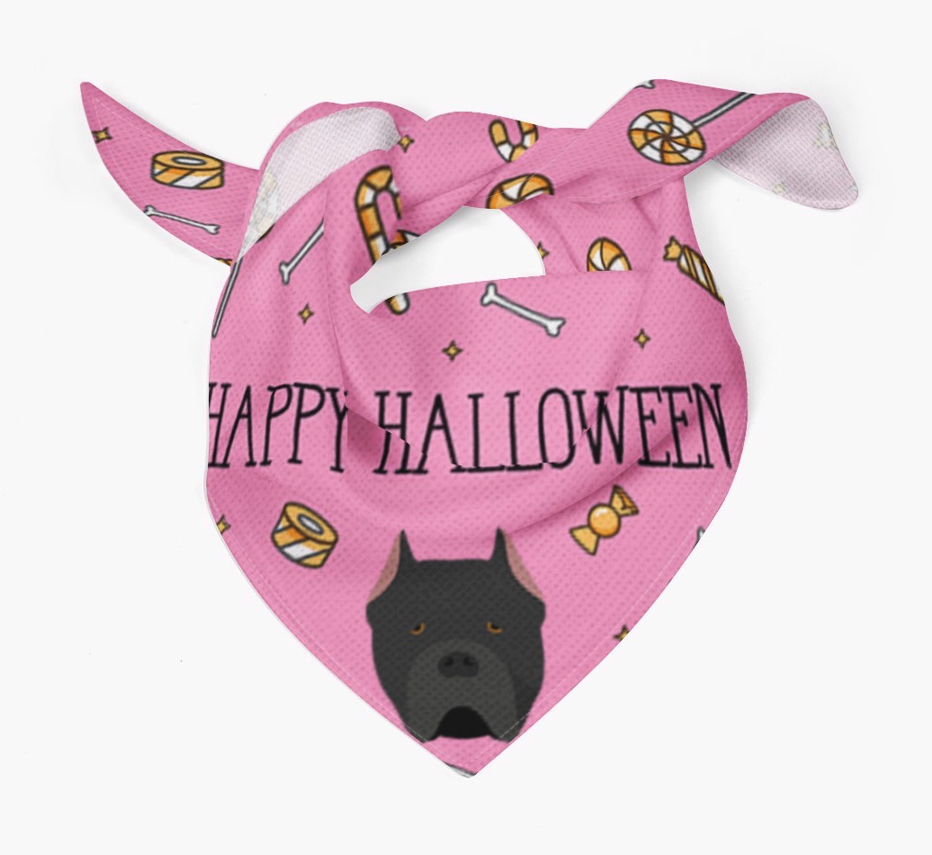 'Happy Halloween' Bandana for your {breedFullName}