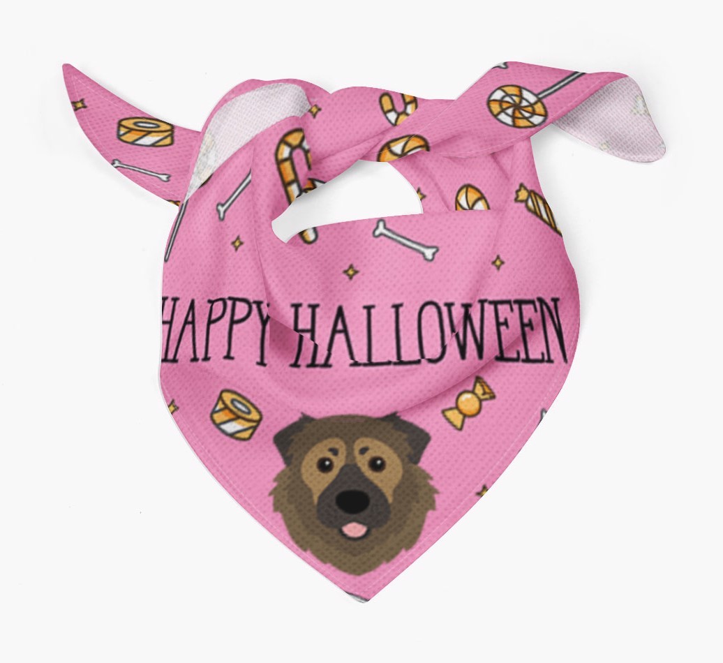 'Happy Halloween' Bandana for your {breedFullName}