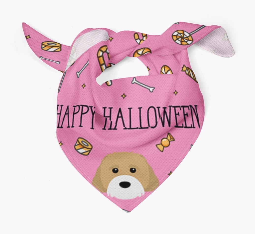 'Happy Halloween' Bandana for your {breedFullName}