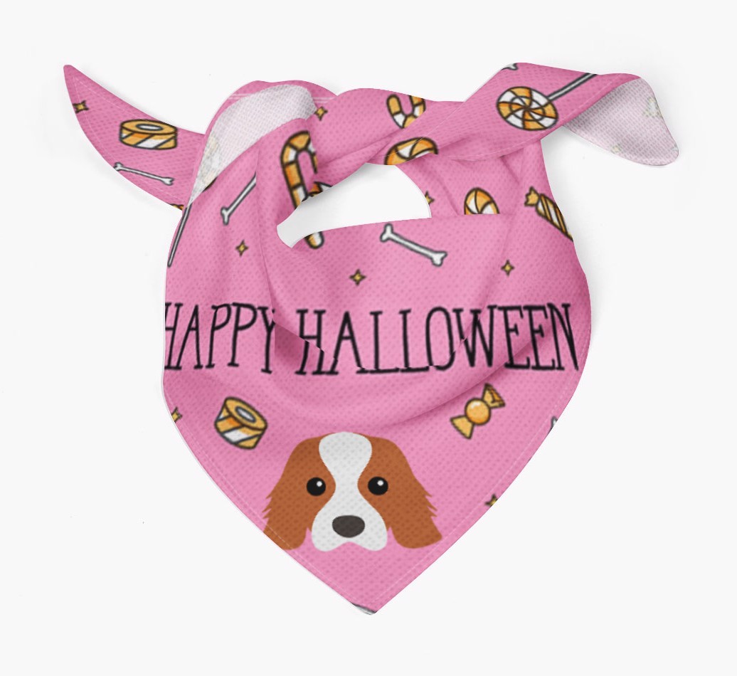 'Happy Halloween' Bandana for your {breedFullName}