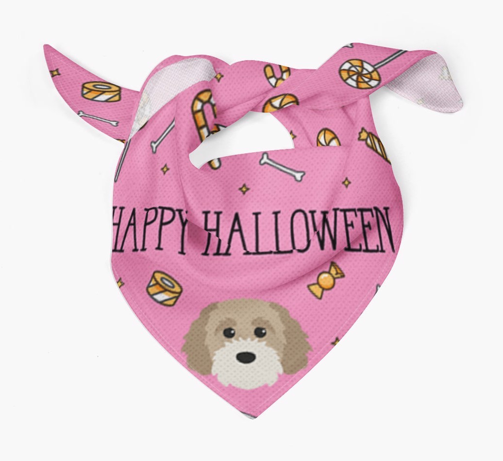 'Happy Halloween' Bandana for your {breedFullName}