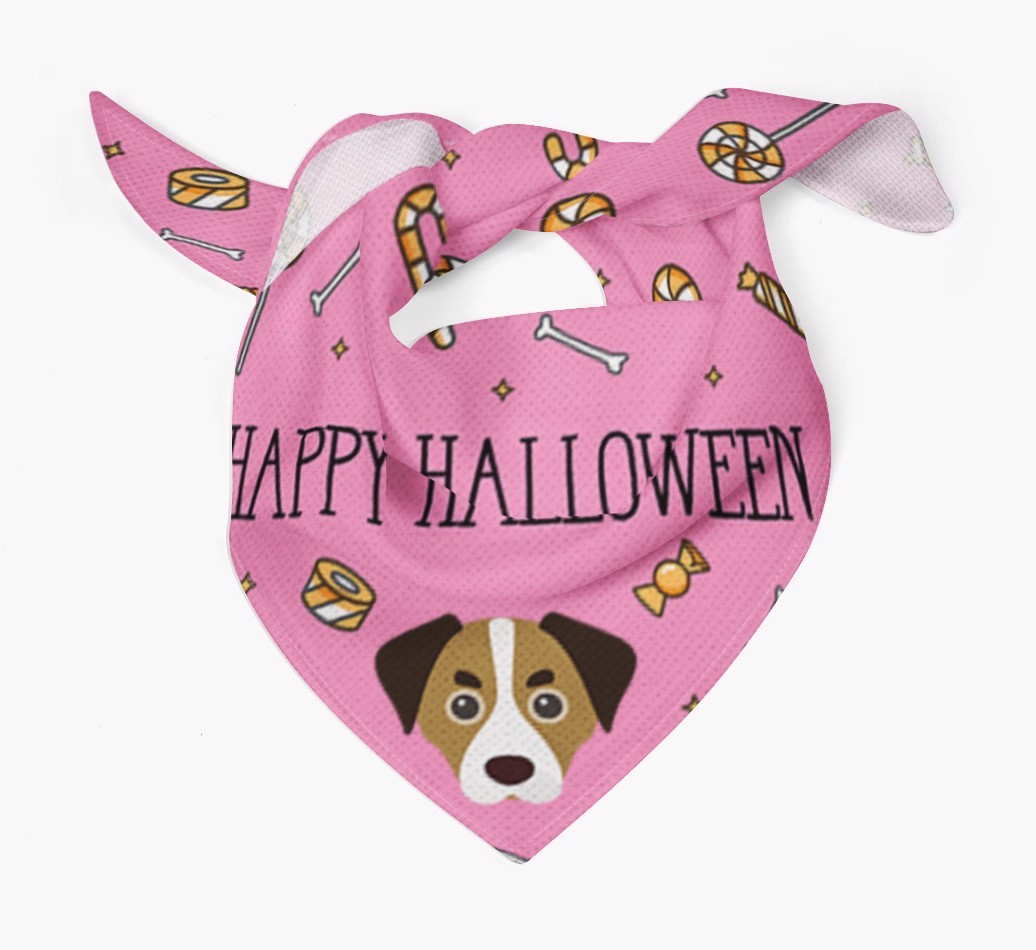 'Happy Halloween' Bandana for your {breedFullName}