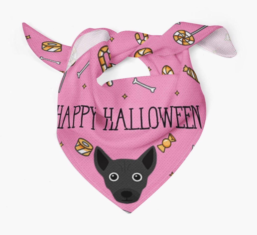 'Happy Halloween' Bandana for your {breedFullName}