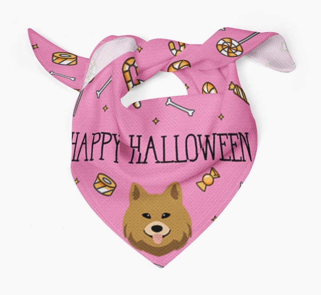 'Happy Halloween' Bandana for your {breedFullName}