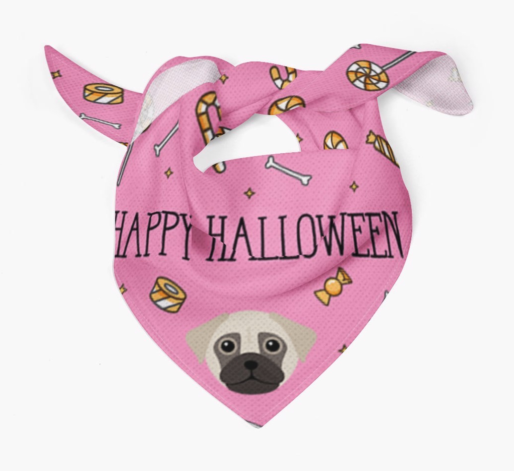 'Happy Halloween' Bandana for your {breedFullName}