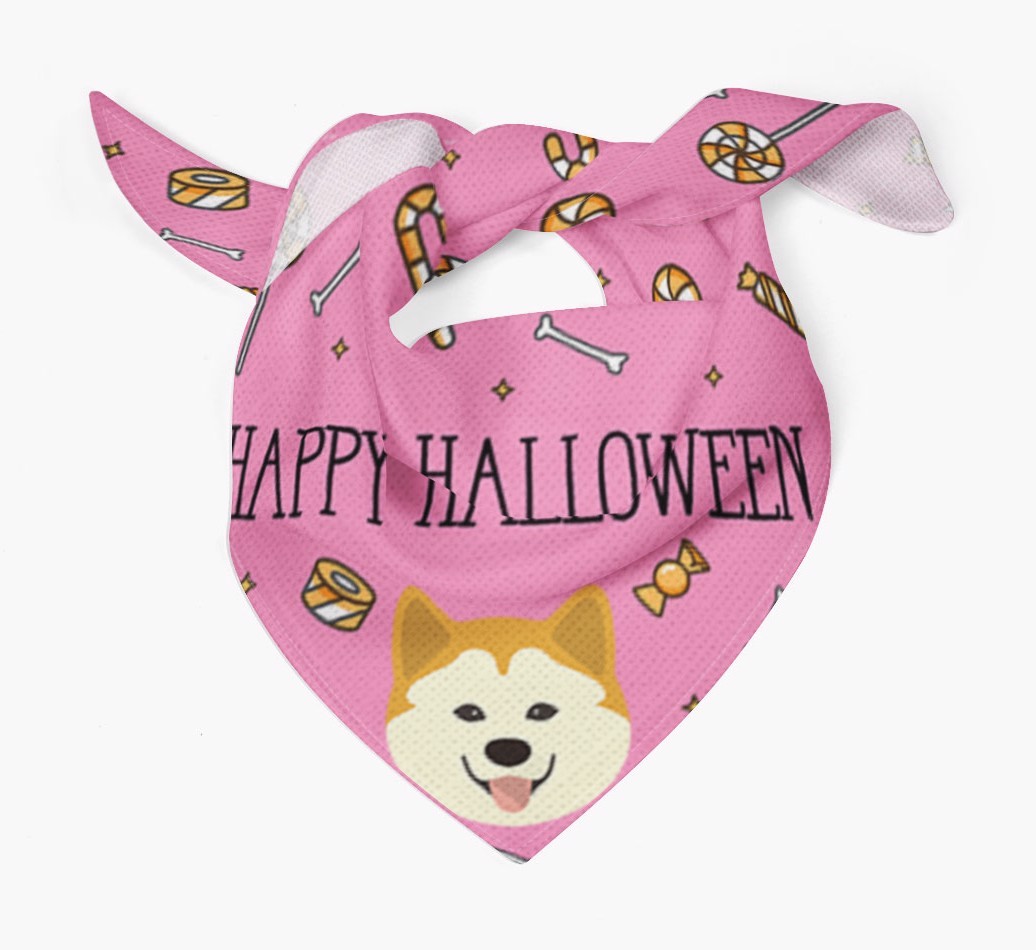 'Happy Halloween' Bandana for your {breedFullName}