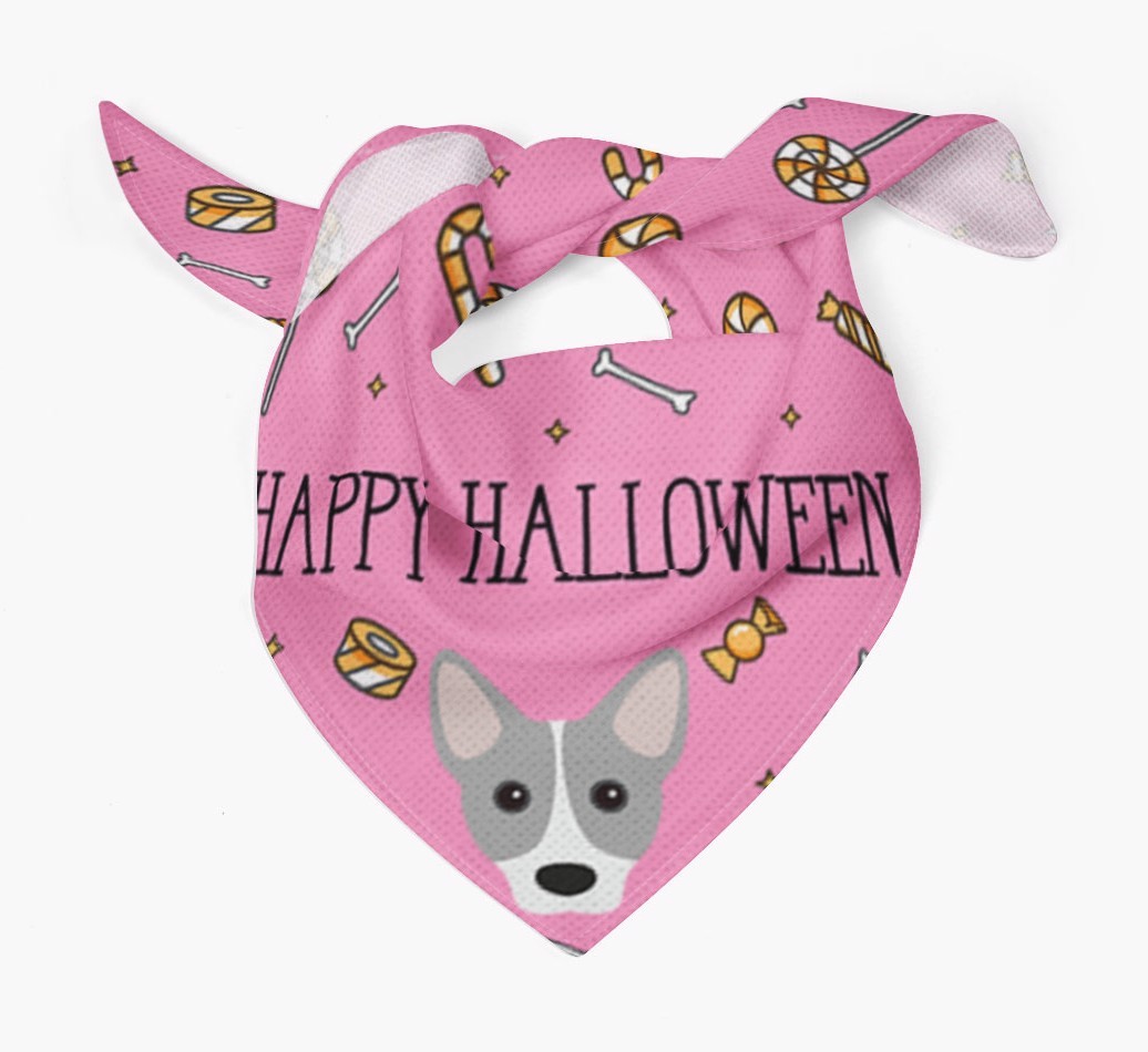 'Happy Halloween' Bandana for your {breedFullName}