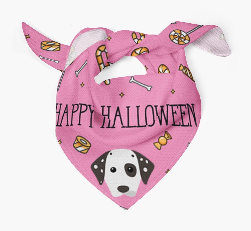 'Happy Halloween' Bandana for your {breedFullName}