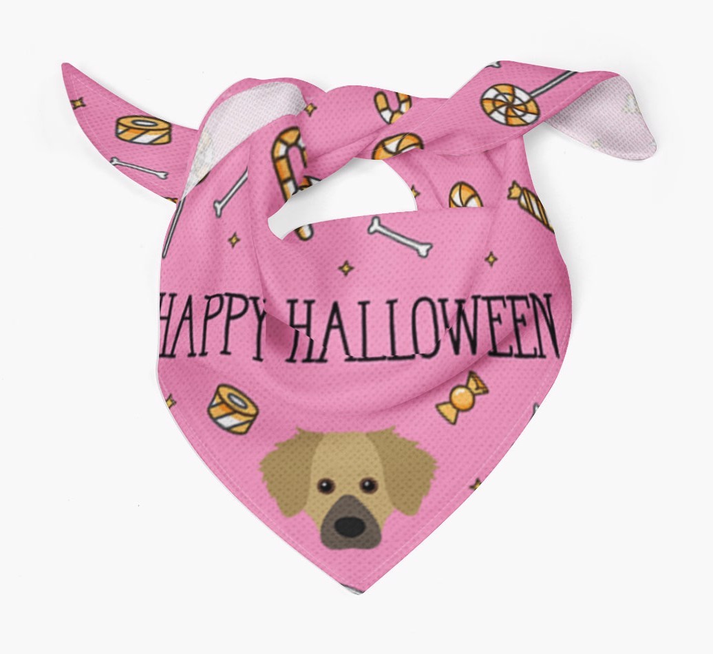 'Happy Halloween' Bandana for your {breedFullName}