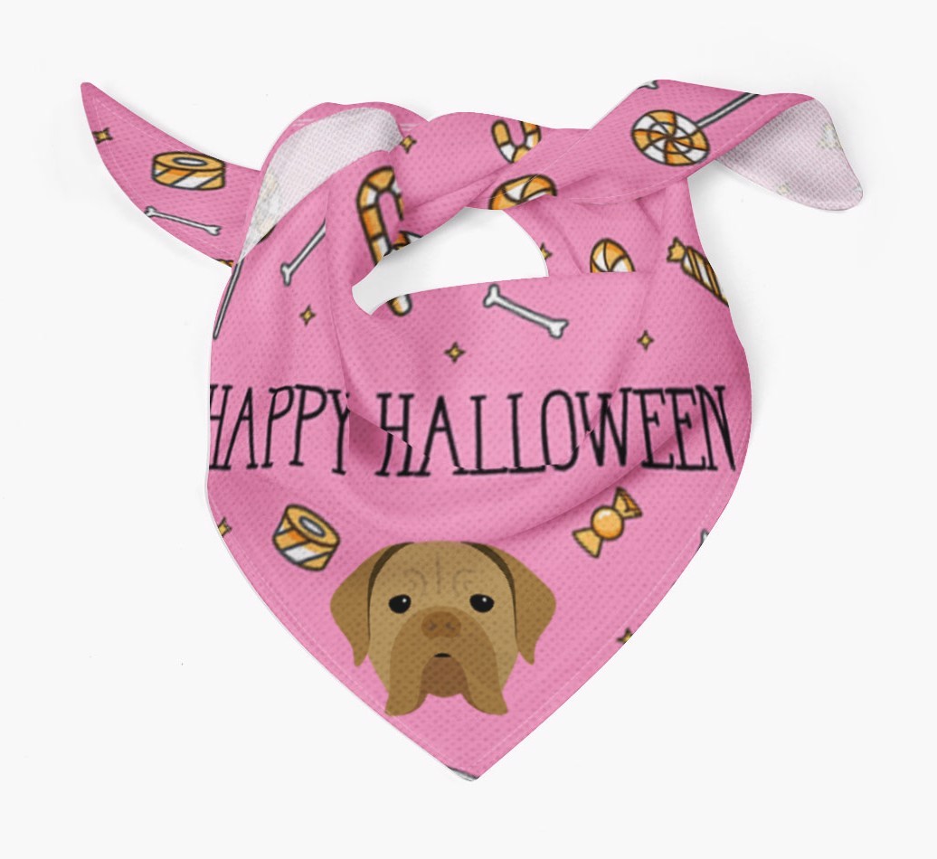 'Happy Halloween' Bandana for your {breedFullName}