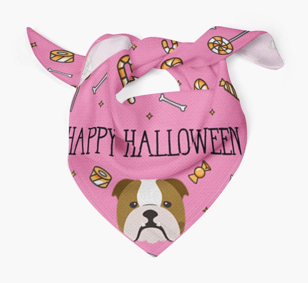 'Happy Halloween' Bandana for your {breedFullName}