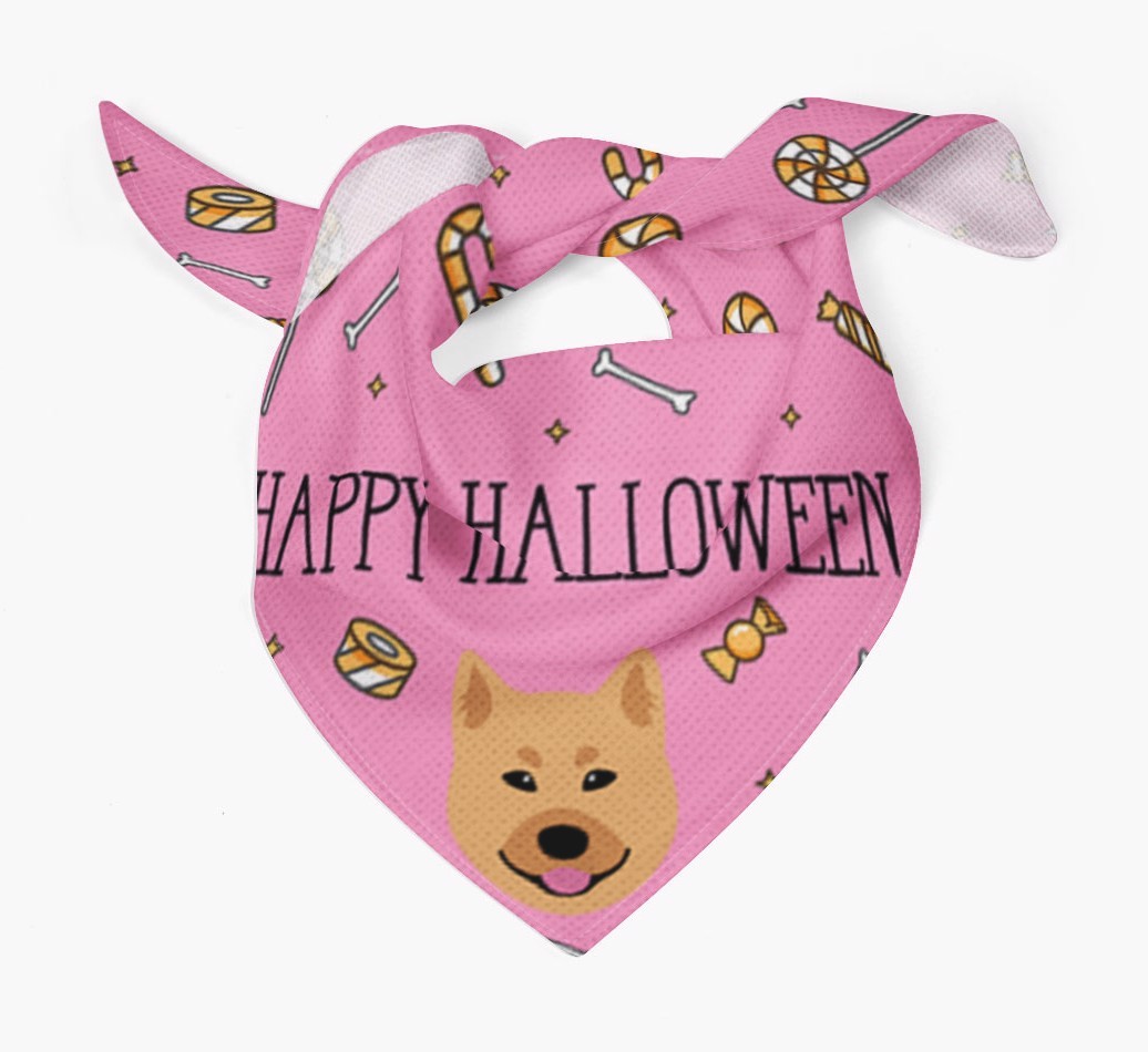 'Happy Halloween' Bandana for your {breedFullName}