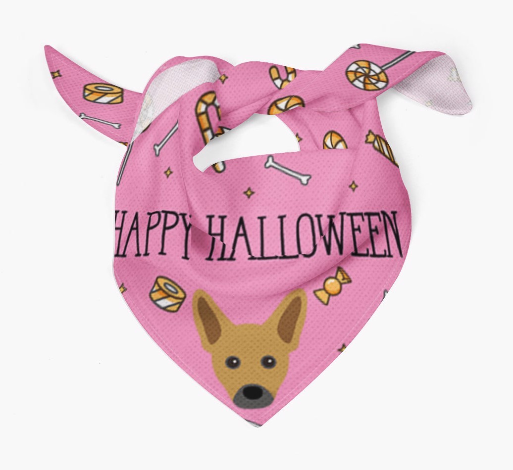 'Happy Halloween' Bandana for your {breedFullName}