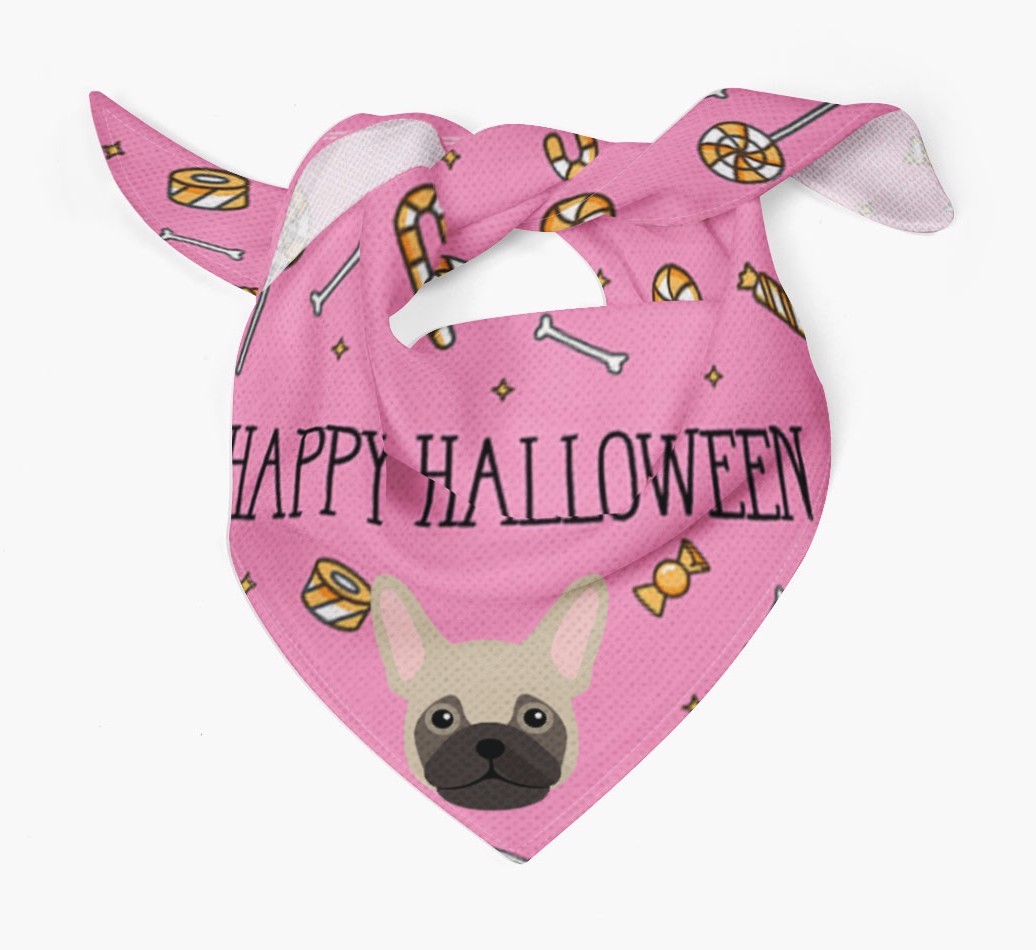 'Happy Halloween' Bandana for your {breedFullName}