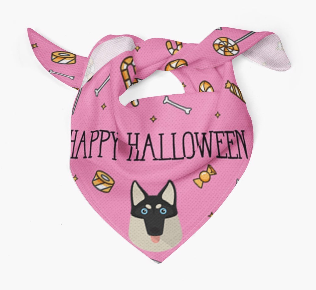 'Happy Halloween' Bandana for your {breedFullName}