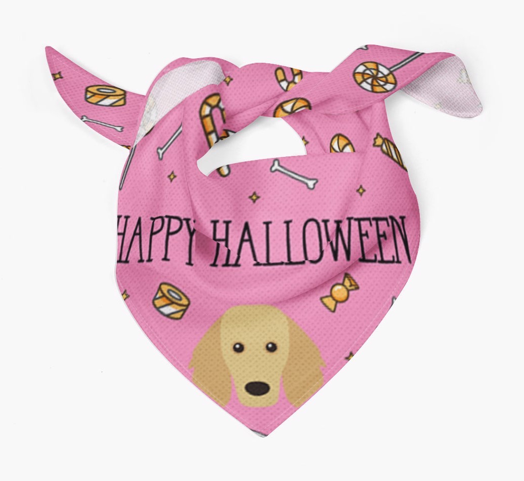 'Happy Halloween' Bandana for your {breedFullName}