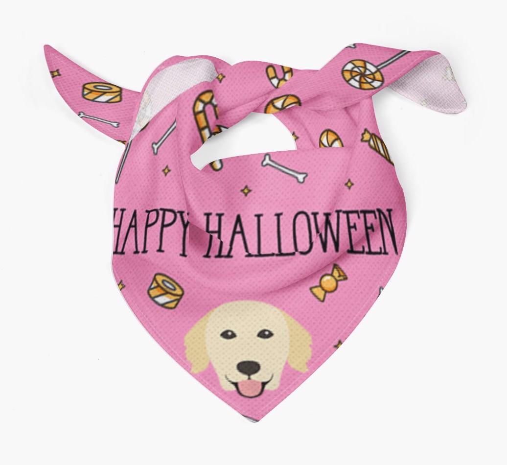 'Happy Halloween' Bandana for your {breedFullName}