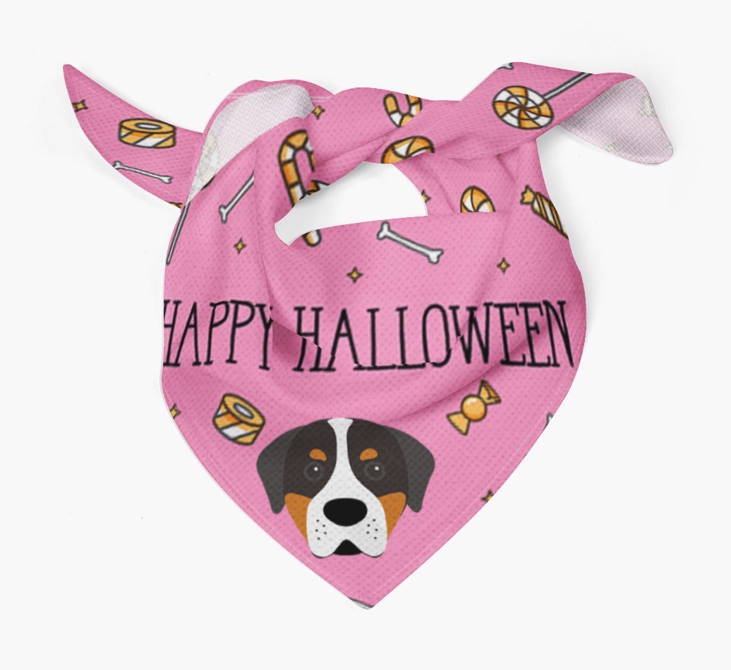 'Happy Halloween' Bandana for your {breedFullName}