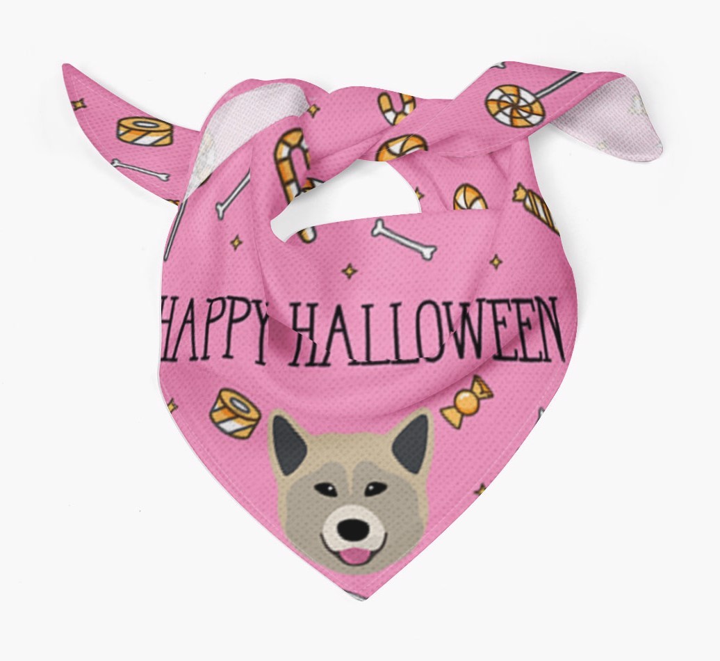 'Happy Halloween' Bandana for your {breedFullName}