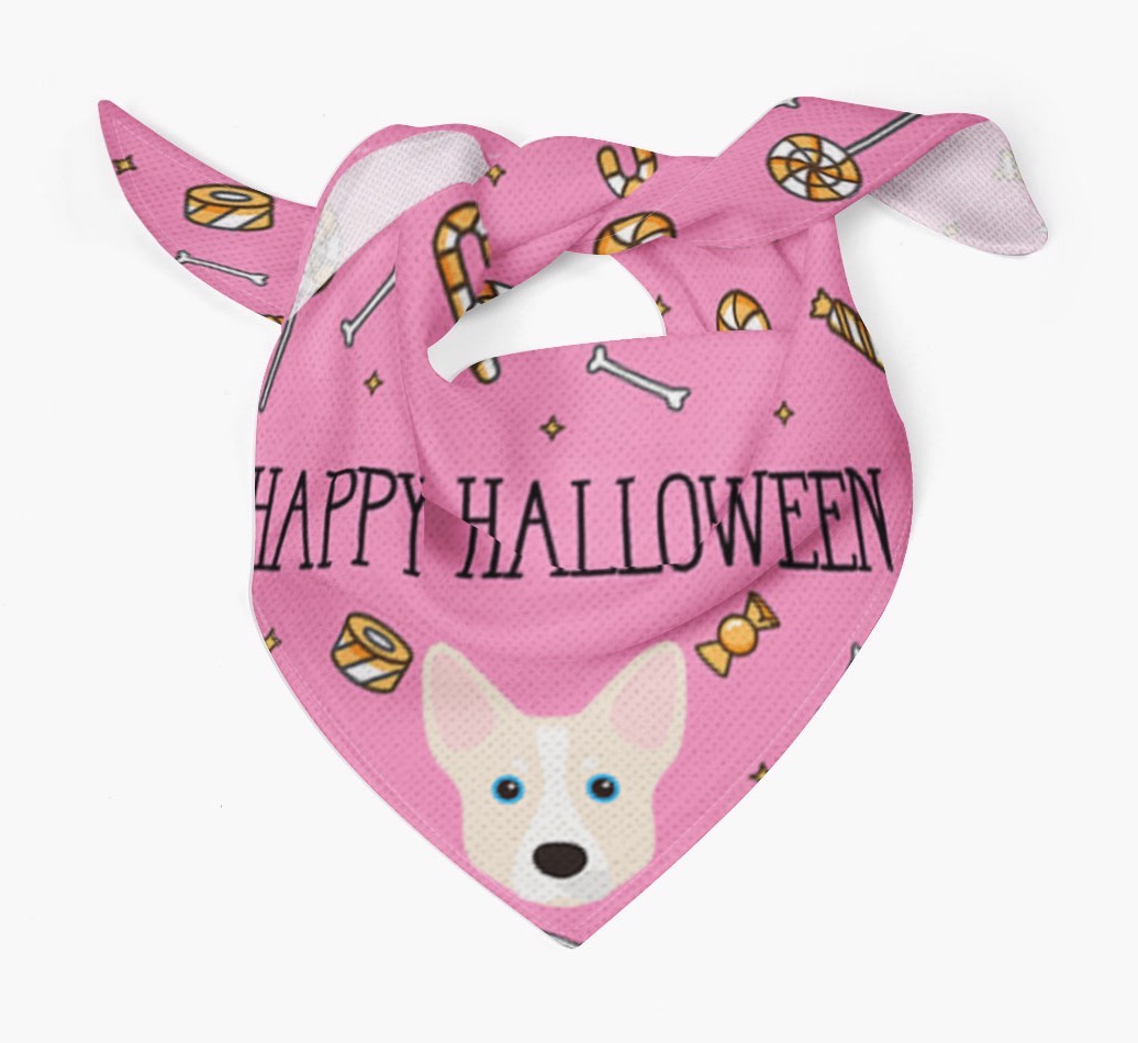 'Happy Halloween' Bandana for your {breedFullName}